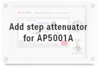 Keysight AP5001AU-1E1 Add step attenuator 