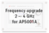 Keysight AP5001AU-F01 Frequency upgrade from 2 GHz to 4 GHz