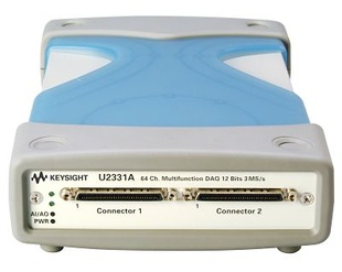 Keysight U2331A High performance multifunction DAQ, 64-CH single-ended or 32-CH differential analog inputs; 3MS/s;